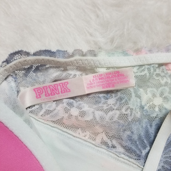 PINK Victoria's secret tie dye padded bra XS - Picture 2 of 4